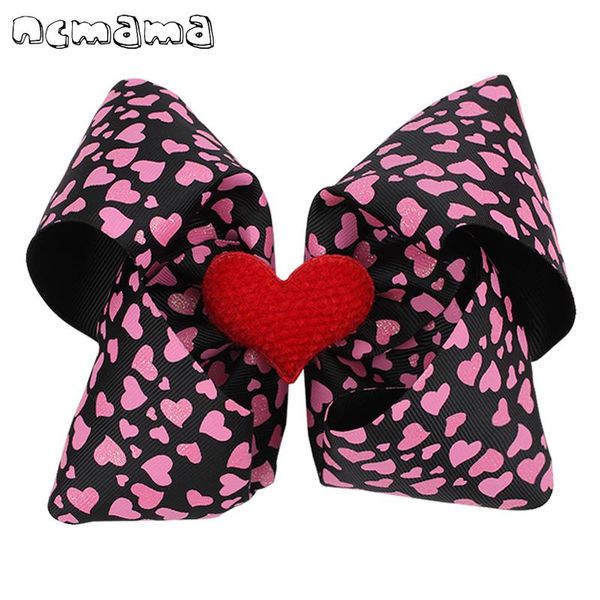 ncmama 7"valentine hair clips for girls kids glitter love heart furry hair bows hairgrips valentines day gift accessories, Slivery;white
ncmama 7"valentine hair clips for girls kids glitter love heart furry hair bows hairgrips valentines day gift accessories, Slivery;white