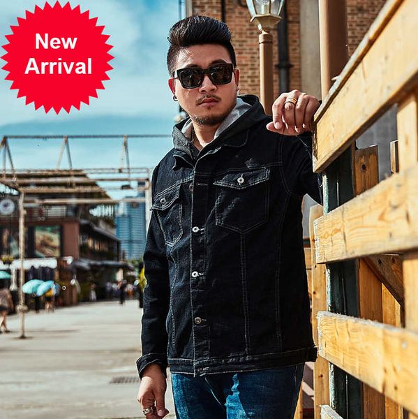 2021 spring autumn mens trendy fashion denim jacket male cowboy jeans jackets plus size 2xl-6xl, Black;brown
2021 spring autumn mens trendy fashion denim jacket male cowboy jeans jackets plus size 2xl-6xl, Black;brown