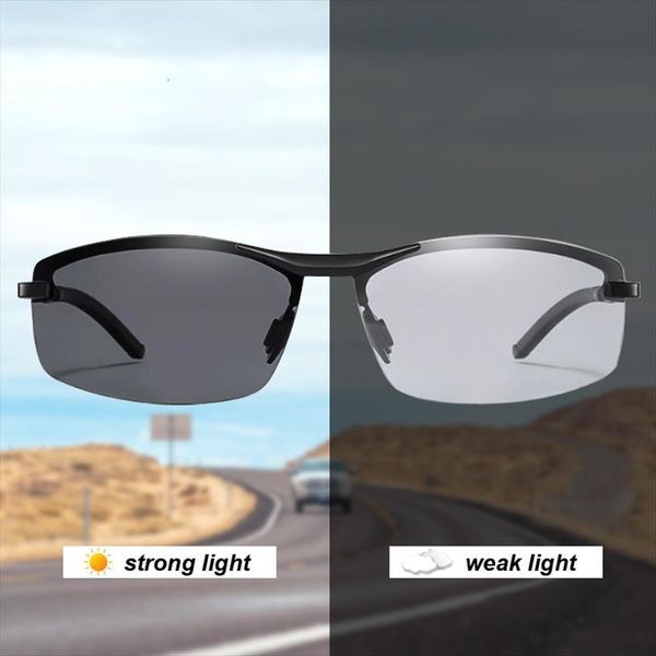 pchromic sunglasses men day night vision polarized chameleon glasses driving fishing uv400 sun square frame, White;black
pchromic sunglasses men day night vision polarized chameleon glasses driving fishing uv400 sun square frame, White;black