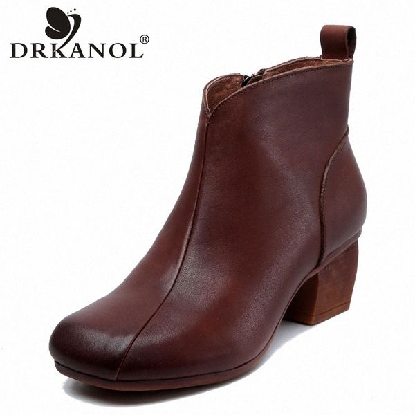 drkanol handmade boots women 2020 new quality genuine leather high heels ankle boots female vintage thick heel c3az#, Black
drkanol handmade boots women 2020 new quality genuine leather high heels ankle boots female vintage thick heel c3az#, Black