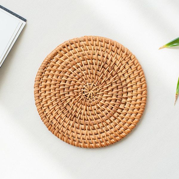 mats & pads 4 sizes handmade round placemat anti-scald woven insulation mat rattan kettle kitchen table pad bowl
mats & pads 4 sizes handmade round placemat anti-scald woven insulation mat rattan kettle kitchen table pad bowl