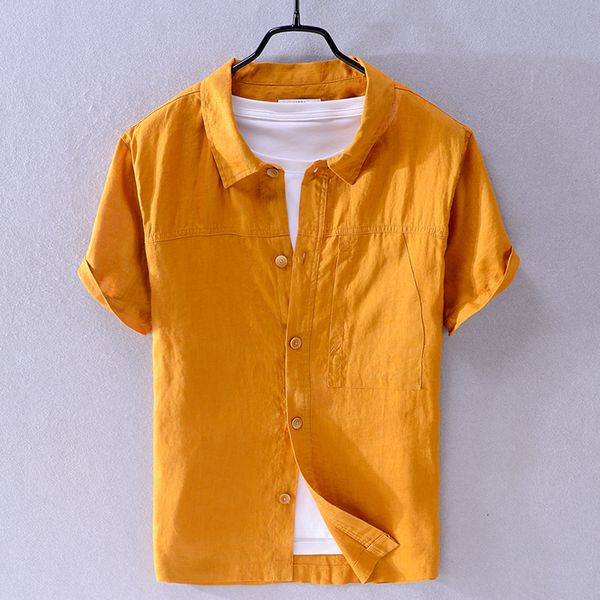 2021 new novo estilo marca de manga curta vero camisa amarela para os homens confortvel e casual camisas masculinas chemise 8e8k, White
2021 new novo estilo marca de manga curta vero camisa amarela para os homens confortvel e casual camisas masculinas chemise 8e8k, White