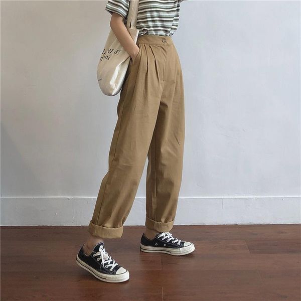 women's pants & capris khaki striped straight suit women office lady loose 90s baggy grey sweatpants joggers ladies pocket long trouser, Black;white
women's pants & capris khaki striped straight suit women office lady loose 90s baggy grey sweatpants joggers ladies pocket long trouser, Black;white