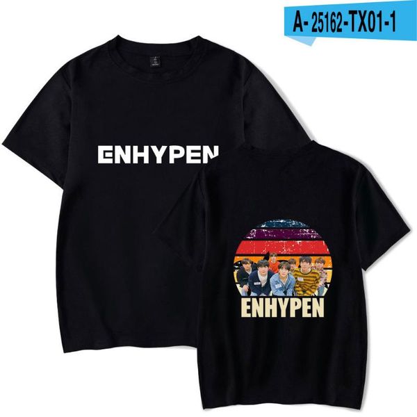 women's t-shirt summer enhypen kpop stylish t-shirts short sleeve printed fashion cotton 2021 round collar streetwear tee o-neck kids c, White
women's t-shirt summer enhypen kpop stylish t-shirts short sleeve printed fashion cotton 2021 round collar streetwear tee o-neck kids c, White