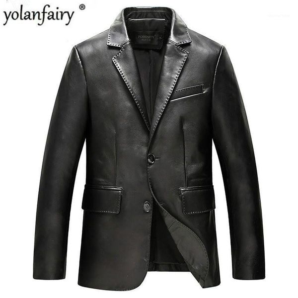 men's leather & faux yolanfairy genuine jacket real sheepskin coat spring autumn plus size coats casaca de cuero genuino wzm803 mf037, Black
men's leather & faux yolanfairy genuine jacket real sheepskin coat spring autumn plus size coats casaca de cuero genuino wzm803 mf037, Black