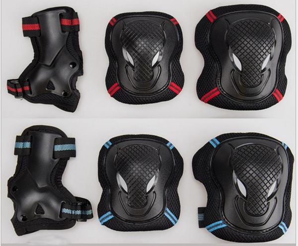 elbow & knee pads 6pcs/set cycling skating protective gear wrist guards outdoor sport safety protector for adults, Black;gray
elbow & knee pads 6pcs/set cycling skating protective gear wrist guards outdoor sport safety protector for adults, Black;gray
