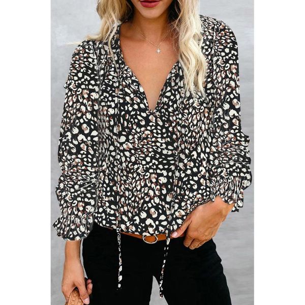 women's t-shirt 2021 fashion european and american bohemian style long-sleeved chiffon shirt women loose v-neck pullover, White
women's t-shirt 2021 fashion european and american bohemian style long-sleeved chiffon shirt women loose v-neck pullover, White