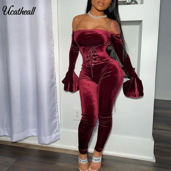 two piece dress velvet women jumpsuits+ lace up waist set long sleeves slash neck 2piece pants matching party jumpsuits 2021, White
two piece dress velvet women jumpsuits+ lace up waist set long sleeves slash neck 2piece pants matching party jumpsuits 2021, White