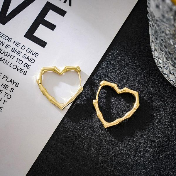 hoop & huggie 2021 trendy geometric love heart bamboo small earrings fashion gold color metal thin jewelry gifts, Golden;silver
hoop & huggie 2021 trendy geometric love heart bamboo small earrings fashion gold color metal thin jewelry gifts, Golden;silver