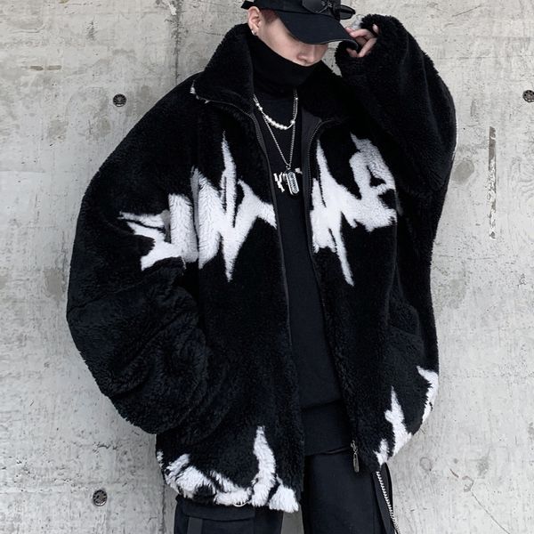 2021 new black personalized letter graffiti loose stand collar lamb wool warm jacket ourrure homme heren winterjas men fur coat 4obe
2021 new black personalized letter graffiti loose stand collar lamb wool warm jacket ourrure homme heren winterjas men fur coat 4obe