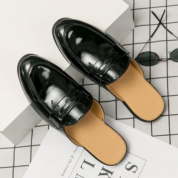 slippers men sandals 2021 summer half shoes mule leather beach causal lazy slip-on slides flip flops moccasins1, Black
slippers men sandals 2021 summer half shoes mule leather beach causal lazy slip-on slides flip flops moccasins1, Black