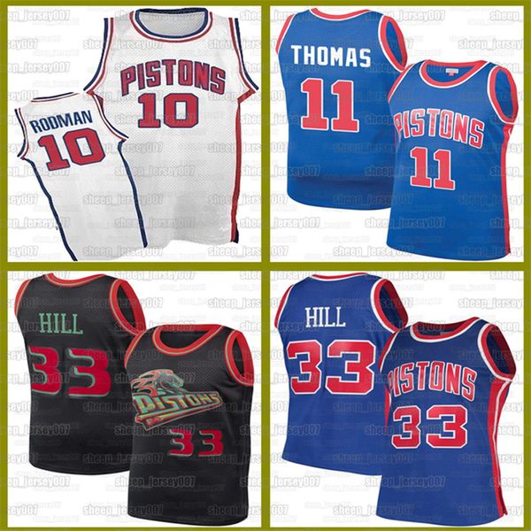 retro grant 33 hill pistons 10 dennis rodman isiah thomas jerseys penny 1 hardaway tracy 1 mcgrady shaquille 32 oneal basketball, Black;red
retro grant 33 hill pistons 10 dennis rodman isiah thomas jerseys penny 1 hardaway tracy 1 mcgrady shaquille 32 oneal basketball, Black;red