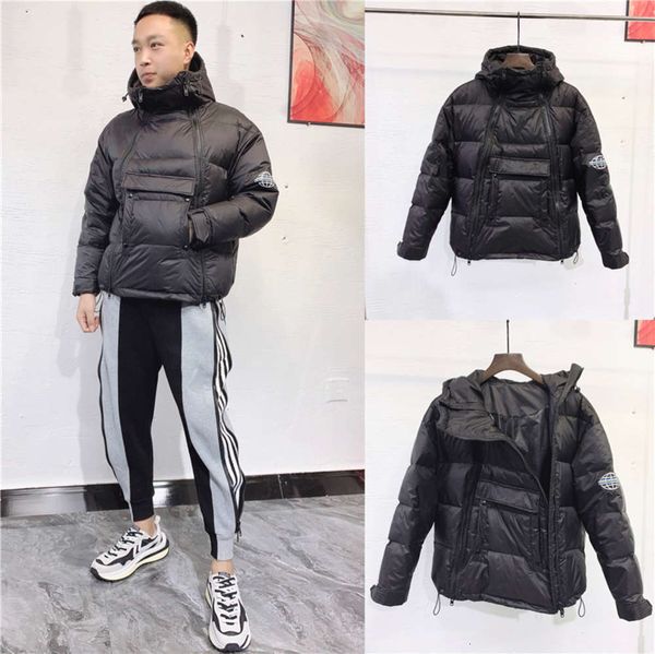2021 black couple down men's loose oversize winter coat short ins fashion brand bread jacket
2021 black couple down men's loose oversize winter coat short ins fashion brand bread jacket