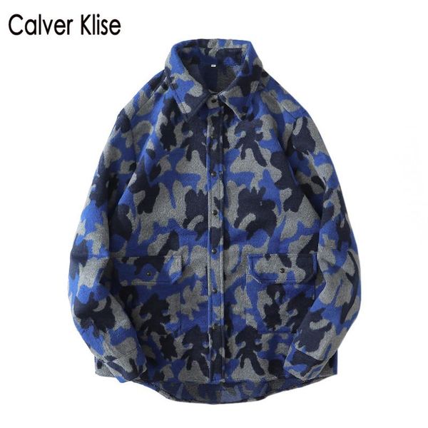 men's casual shirts calver klise woolen camouflage pattern thick shirt street hip hop clothes men women harajuku fashion coats korean t, White;black
men's casual shirts calver klise woolen camouflage pattern thick shirt street hip hop clothes men women harajuku fashion coats korean t, White;black