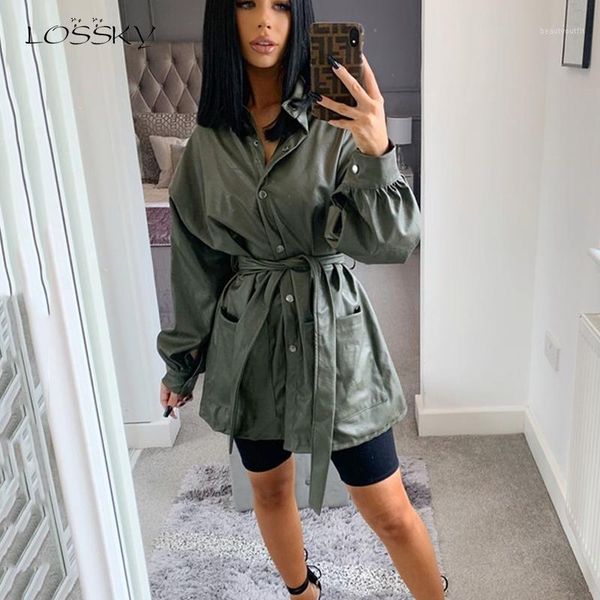 faux leather jacket autumn winter fashion brown pu motorcycle jackets and coats with belt biker outwear 2021 fall women's &, Black
faux leather jacket autumn winter fashion brown pu motorcycle jackets and coats with belt biker outwear 2021 fall women's &, Black