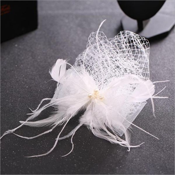 hair clips & barrettes bridal exquisite veil headgear handmade white pearl feather net yarn hairband wedding dress accessories for women, Golden;silver
hair clips & barrettes bridal exquisite veil headgear handmade white pearl feather net yarn hairband wedding dress accessories for women, Golden;silver