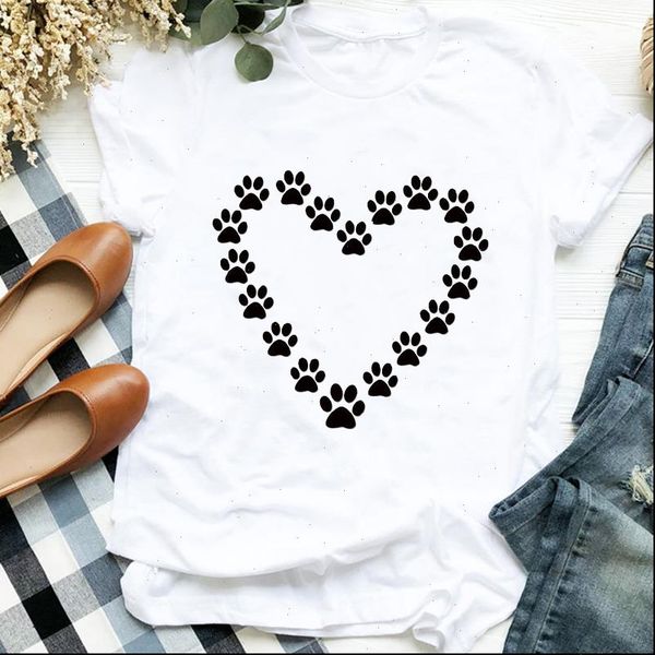 womens women lady cartoon love heart cat dog cute animal print t tee tshirt for female shirt clothes top, White
womens women lady cartoon love heart cat dog cute animal print t tee tshirt for female shirt clothes top, White