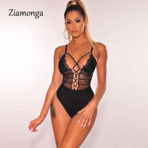 women's jumpsuits & rompers ziamonga 2021 lace up mesh v neck bodysuit women sheer skinny sleeveless bodysuits body jumpsuit femme, Black;white
women's jumpsuits & rompers ziamonga 2021 lace up mesh v neck bodysuit women sheer skinny sleeveless bodysuits body jumpsuit femme, Black;white