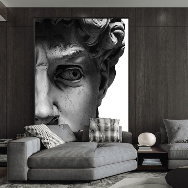 nordic black and white david head sculpture posters and prints wall art canvas paintings pictures living room home decoration
nordic black and white david head sculpture posters and prints wall art canvas paintings pictures living room home decoration