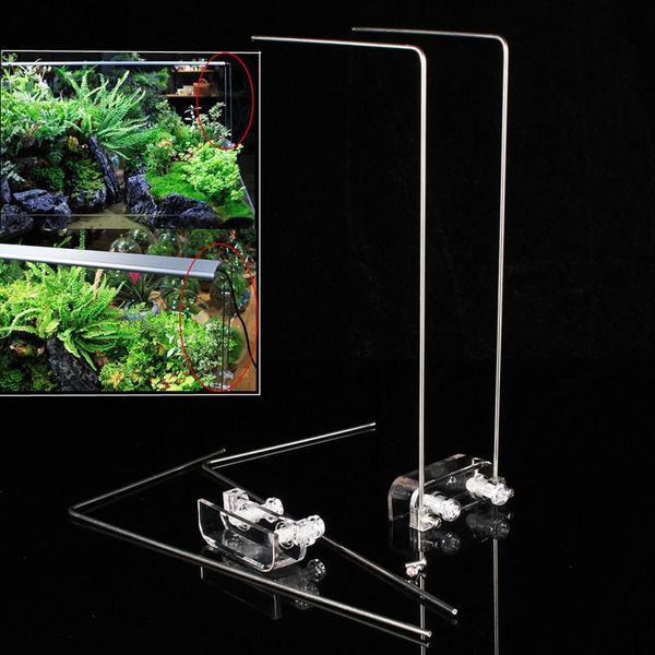 aquariums lighting 4pcs stainless steel aquarium stand for aquatic high led light lamp fish tank holder bracket support
aquariums lighting 4pcs stainless steel aquarium stand for aquatic high led light lamp fish tank holder bracket support