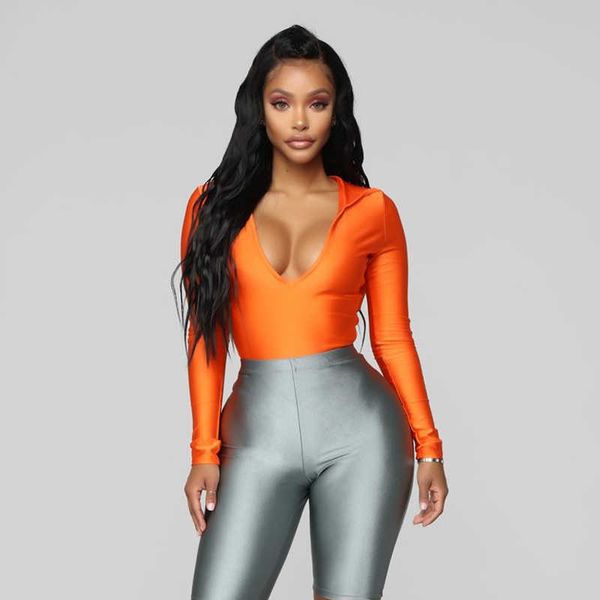 bodysuit summer orange long sleeve hooded women jumpsuit bandage body romper casual ladies slim bodysuits 210601, Black;white
bodysuit summer orange long sleeve hooded women jumpsuit bandage body romper casual ladies slim bodysuits 210601, Black;white