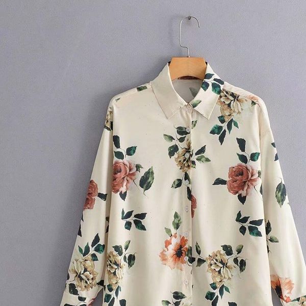 2021 women vintage fashion flower print casual blouse shirts women long sleeve elegant blusas feminina business chic ls4084, White
2021 women vintage fashion flower print casual blouse shirts women long sleeve elegant blusas feminina business chic ls4084, White