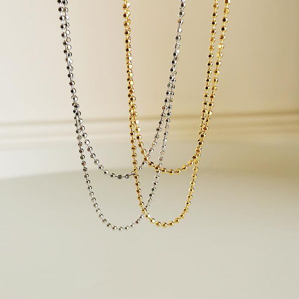 chains amaiyllis s925 sterling silver bead base stacking choker necklace wild clavicle chain pendant jewelry for women
chains amaiyllis s925 sterling silver bead base stacking choker necklace wild clavicle chain pendant jewelry for women
