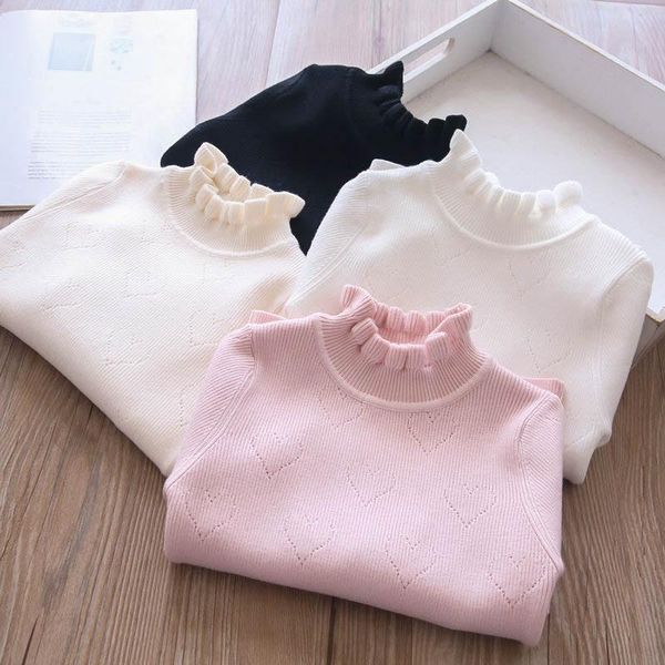 pullover hollow out half high collar bottoming shirt girls' sweater children's wear wholesale, Blue
pullover hollow out half high collar bottoming shirt girls' sweater children's wear wholesale, Blue