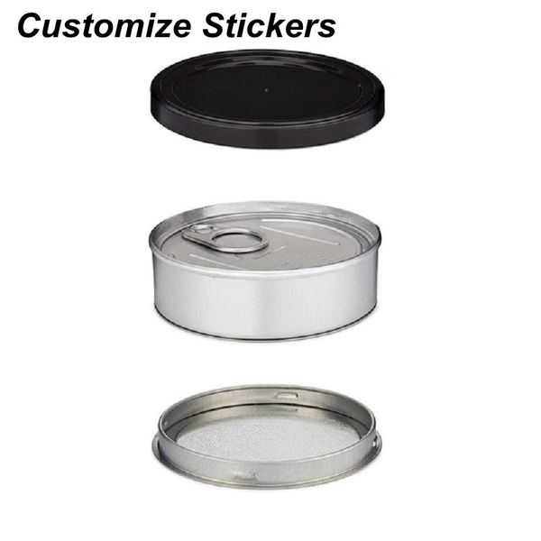 eighth ounce (3.5g) self-seal tins 73*23mm cali pressitin tuna tin candry herb clear peel off lid black cover smell proof customize stickers
eighth ounce (3.5g) self-seal tins 73*23mm cali pressitin tuna tin candry herb clear peel off lid black cover smell proof customize stickers
