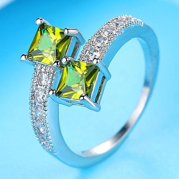 cluster rings square emerald gemstones green crystal for women luxury diamond anillos bague white gold silver color jewelry fashion gift, Golden;silver
cluster rings square emerald gemstones green crystal for women luxury diamond anillos bague white gold silver color jewelry fashion gift, Golden;silver