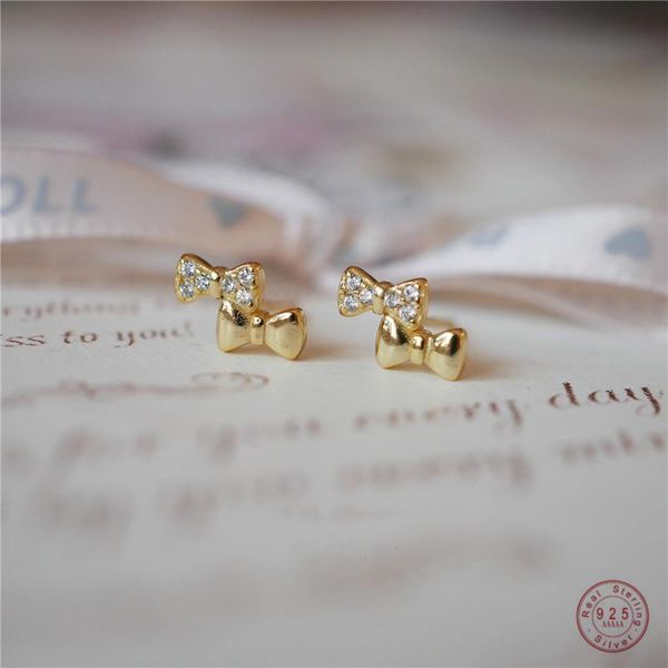 stud 925 sterling silver simple bow earrings women pavé crystal sweet romantic goddess 14k gold jewelry accessories gift, Golden;silver
stud 925 sterling silver simple bow earrings women pavé crystal sweet romantic goddess 14k gold jewelry accessories gift, Golden;silver