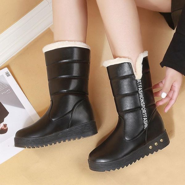 boots women 2021 winter high gang platform non-slip snow female autumn plus velvet thicken warm soft casual cotton shoes, Black
boots women 2021 winter high gang platform non-slip snow female autumn plus velvet thicken warm soft casual cotton shoes, Black