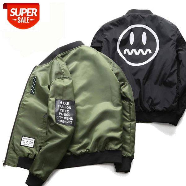 brand mens pilot bomber jacket with patches green both side wear male casual air force flight jacket men thin chaquetas hombre #m32t, Black;brown
brand mens pilot bomber jacket with patches green both side wear male casual air force flight jacket men thin chaquetas hombre #m32t, Black;brown