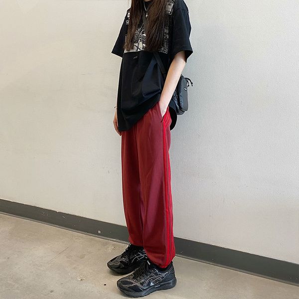 2021 new colors korean style side stripe straight trouser high elastic waist long pants womens (x1500) 6394, Black;white
2021 new colors korean style side stripe straight trouser high elastic waist long pants womens (x1500) 6394, Black;white