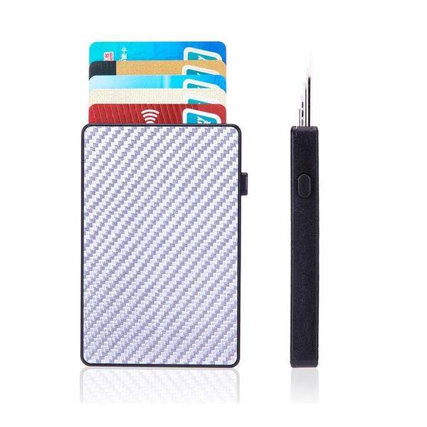 bycobecy 2020 fashion carbon fiber rfid business credit card holder button pop-up slim id card case jllpve
bycobecy 2020 fashion carbon fiber rfid business credit card holder button pop-up slim id card case jllpve
