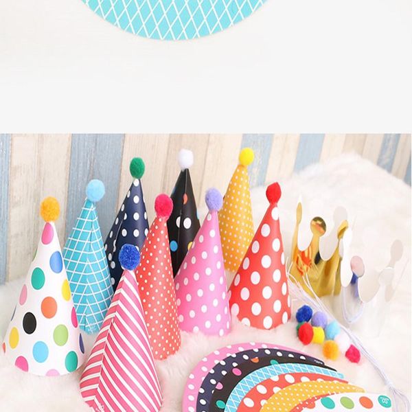 other festive & party supplies children's birthday polka dot pompon hat crown set baby's first full moon po props
other festive & party supplies children's birthday polka dot pompon hat crown set baby's first full moon po props