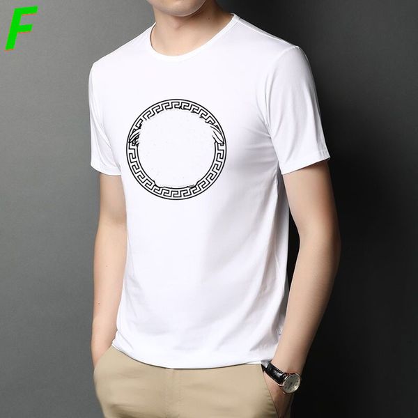 men's clothing summer basic t shirt with v-neck sada cotton casual short-sleeved white black gray stylish casual gym tee run small m12