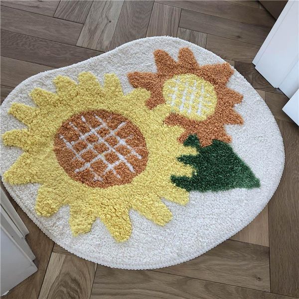 non slip simple entrance doormat cute sunflower cartoon bathroom rugs water absorption bath mat
non slip simple entrance doormat cute sunflower cartoon bathroom rugs water absorption bath mat