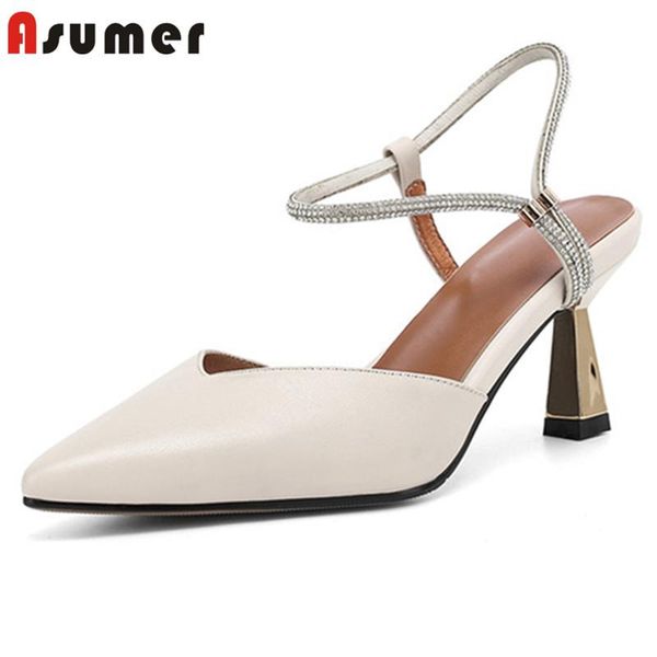 sandals asumer 2021 high heels ladies party wedding shoes pointed toe summer genuine leather women pumps apricot, Black
sandals asumer 2021 high heels ladies party wedding shoes pointed toe summer genuine leather women pumps apricot, Black