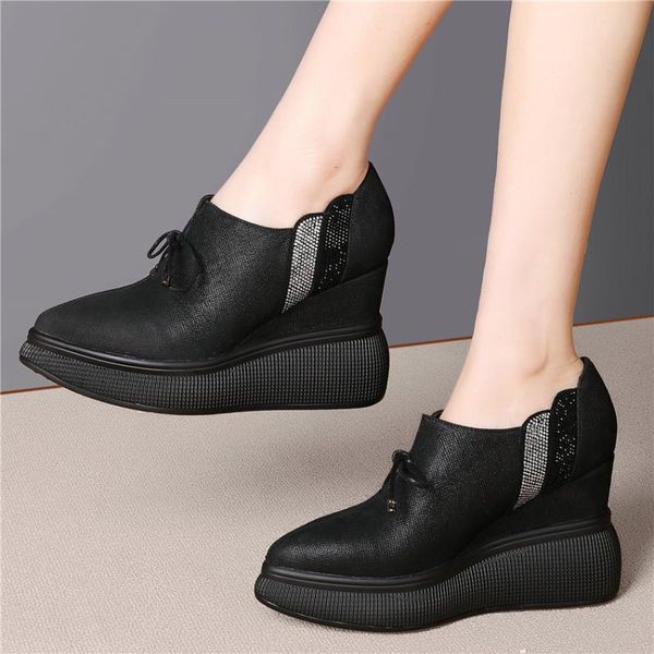 dress shoes punk goth trainers women cow leather high heel evening party pumps wedges platform fashion sneakers lace up tennis, Black
dress shoes punk goth trainers women cow leather high heel evening party pumps wedges platform fashion sneakers lace up tennis, Black