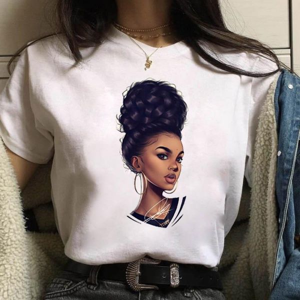 black girl t shirt women t-shirt vogue tee camiseta mujer tees shirt harajuku vintage women melanin poppin t-shirt, White
black girl t shirt women t-shirt vogue tee camiseta mujer tees shirt harajuku vintage women melanin poppin t-shirt, White