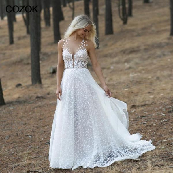 other wedding dresses a-line outdoor dress with sash sheer v-neck 3d flowers tank elegant white bridal robe de mariee princesse
other wedding dresses a-line outdoor dress with sash sheer v-neck 3d flowers tank elegant white bridal robe de mariee princesse