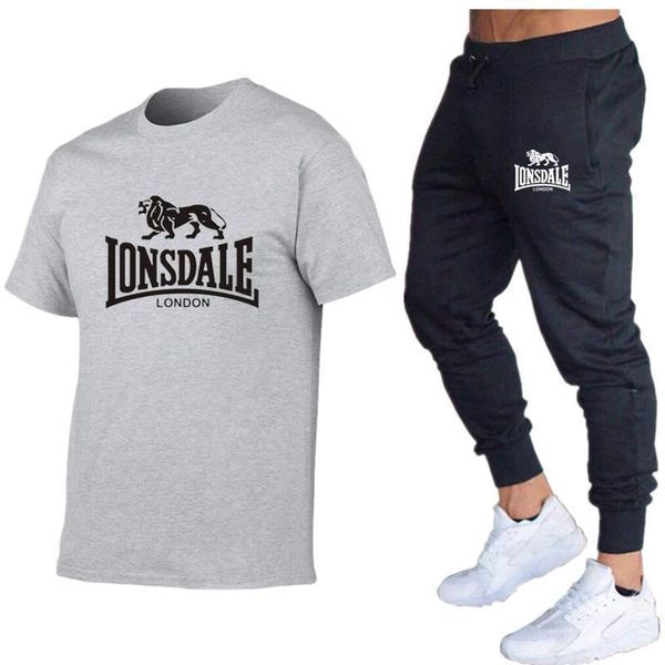 hip hop fashion men's tracksuits 2021 selling summer t-shirt+pants set casual lonsdale brand fitness jogger pants t shirt hip hop, Gray
hip hop fashion men's tracksuits 2021 selling summer t-shirt+pants set casual lonsdale brand fitness jogger pants t shirt hip hop, Gray