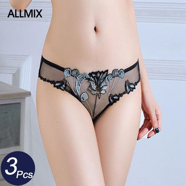 women's panties allmix 3pcs/lot transparent lace set hollow out embroidery thongs low waist fashion female comfort g-string, Black;pink
women's panties allmix 3pcs/lot transparent lace set hollow out embroidery thongs low waist fashion female comfort g-string, Black;pink