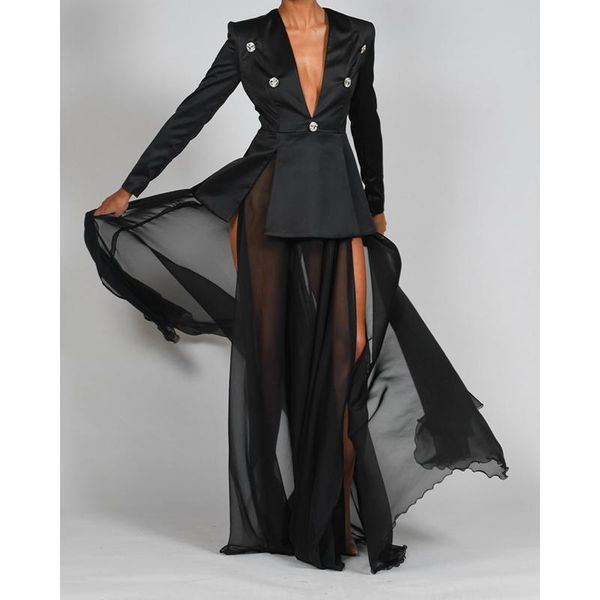 two piece dress autumn black women's suit v neck long sleeve blazers & skirt 2 matching set ensemble jupe blazer outfits f408, White
two piece dress autumn black women's suit v neck long sleeve blazers & skirt 2 matching set ensemble jupe blazer outfits f408, White