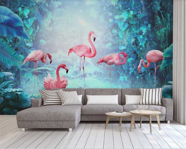 wallpapers customized 3d po wallpaper mural nordic modern minimalist tropical rainforest flamingo background wall decoration
wallpapers customized 3d po wallpaper mural nordic modern minimalist tropical rainforest flamingo background wall decoration