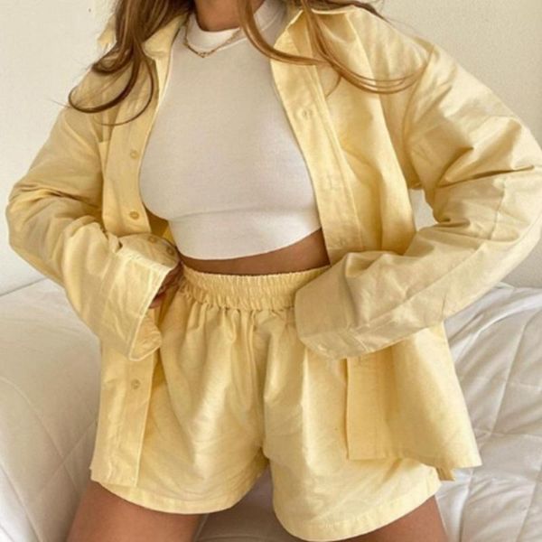 women's tracksuits women shorts set stripe long sleeve shirt and loose high waisted mini two piece 2021 loung wear tracksuit, Gray
women's tracksuits women shorts set stripe long sleeve shirt and loose high waisted mini two piece 2021 loung wear tracksuit, Gray