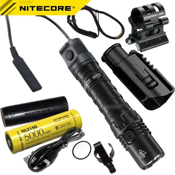 flashlights torches nitecore mh12s rechargeable + ntr10 tactical ring+gm02mh gun mounts+ rsw3 remote switch+ 5000mah battery
flashlights torches nitecore mh12s rechargeable + ntr10 tactical ring+gm02mh gun mounts+ rsw3 remote switch+ 5000mah battery