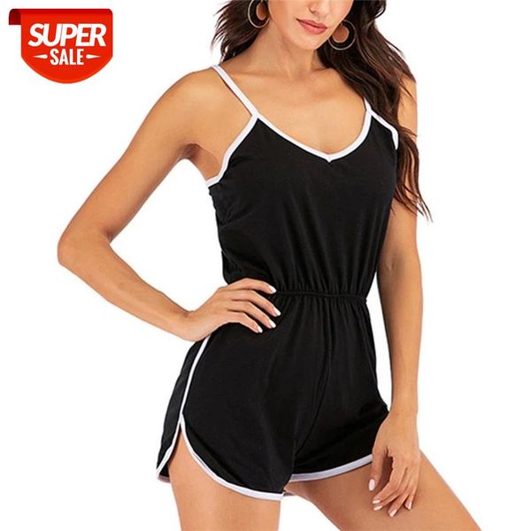 Female Sleeveless Strap Playsuit Fitness Workout Clothes Trousers 2020 Summer Women Sexy Romper V-neck Halter Jumpsuit Shorts #zX8o, White
Female Sleeveless Strap Playsuit Fitness Workout Clothes Trousers 2020 Summer Women Sexy Romper V-neck Halter Jumpsuit Shorts #zX8o, White