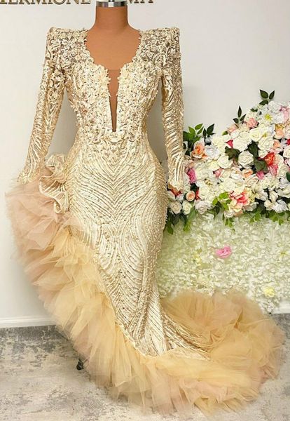 aso ebi 2021 arabic gold mermaid evening dresses lace beaded prom dresses high split formal party second reception gowns zj595, Black
aso ebi 2021 arabic gold mermaid evening dresses lace beaded prom dresses high split formal party second reception gowns zj595, Black